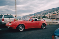MX-5 v Chorvatsku, 2004.